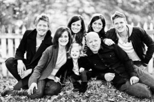 Scott Volk and his family